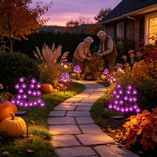 Soldrivna Halloween-dekorationer för utomhusbruk