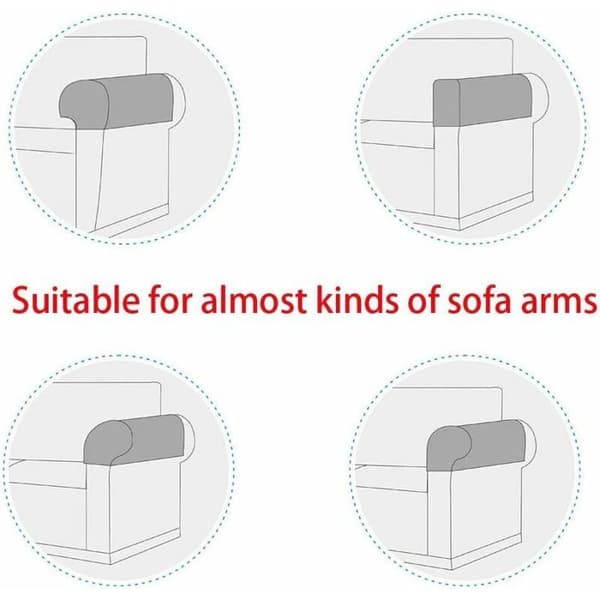 Armstödsskydd - YYV - Svart - PU-läder - Töjbart - Samtida design (Pe)