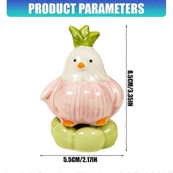 Spinner Lovely bordsdekoration vitlöksfågel husdjur bordsfigur (Peng) Pink