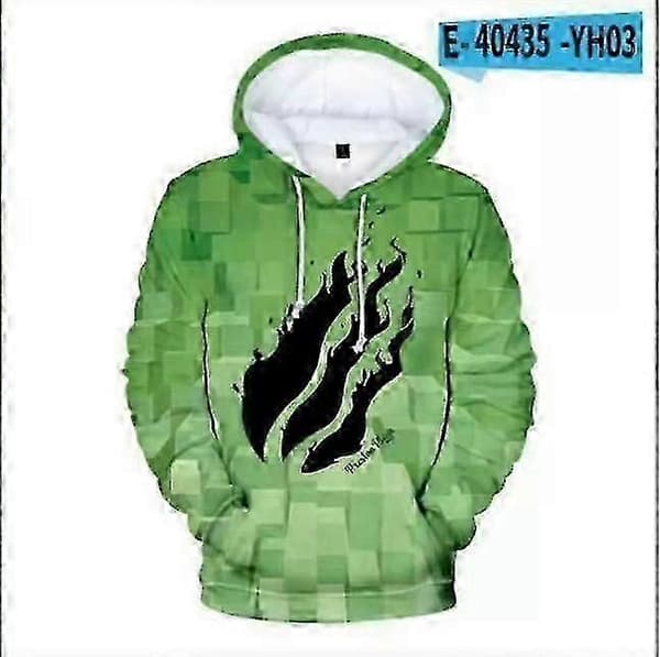 Barn Prestonplayz Flame Pojkar Flickor Hoodies Tröja Pullover Topp Julklappar (PE)
