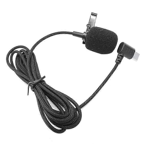 För SJCAM SJ8 SJ9 Lavalier Mikrofon Typ C Externa Tillbehör (PE)