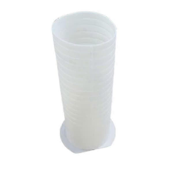 Vägggenomföring för installation av luftkonditioneringsrör 7,5 cm/3 tum ytterdiameter (Peng) White