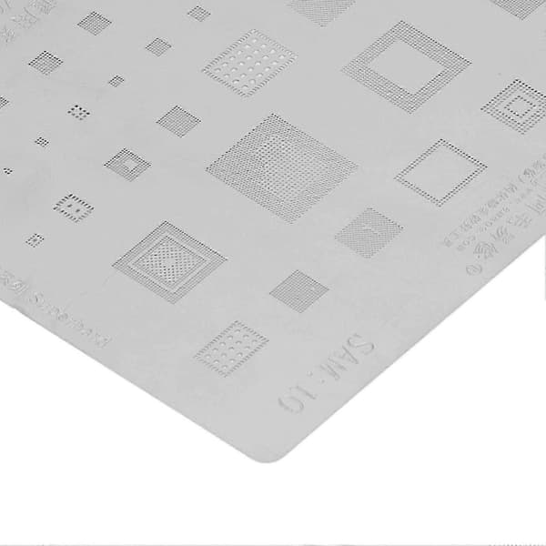 Reballing Stencil CPU Rework Net Rustfrit stål lodde-rework skabelon til reparation af mobiltelefoner (Peng)