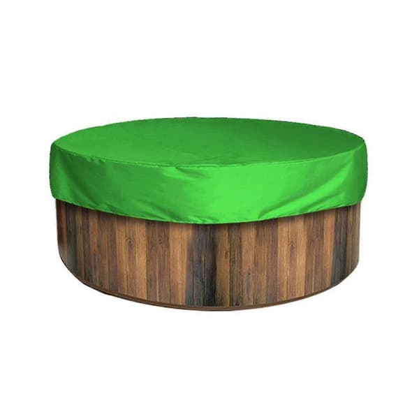 Badkarsöverdrag Vattentätt Anti-UV Spa Bubbelpoolskydd Utomhusmöbler Ny (Peng) Green