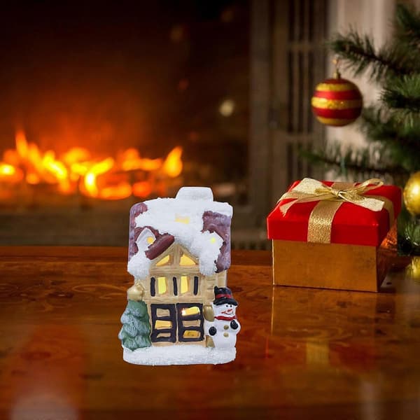 Julehuspynt Delikat julehytte-ornament til dekoration 1 stk. Multi (Peng)