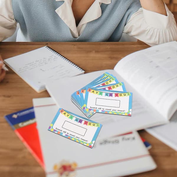 Skraplott DIY motiverande skraplott för klassrumsbruk 100 st (Peng)