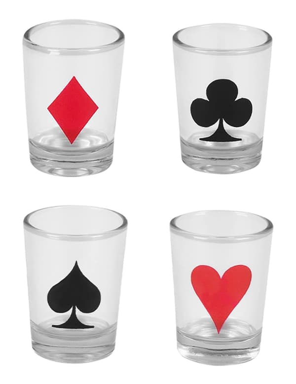 Drinking Poker aperitifspel (Peng) Unisex Taille Unique
