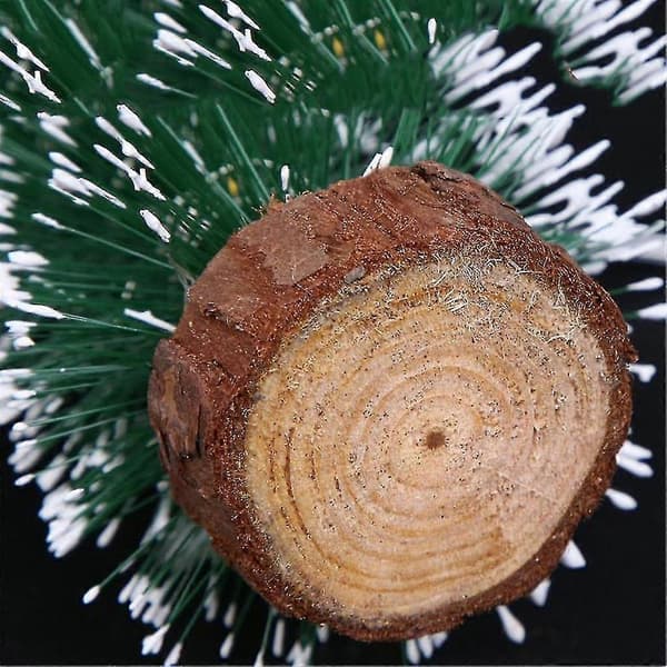 Juldekoration bordsdekoration med LED-lampor minijulgran (Peng) 20cm