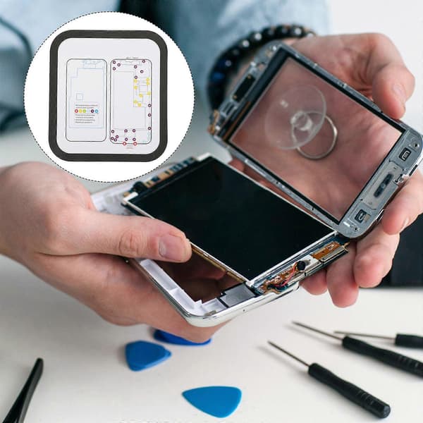 Magnetisk skruvmatta för mobilreparation med 12 delar (Peng)