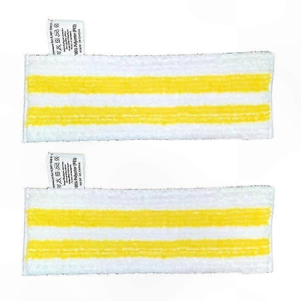 Mikrofiberrengöringsdynor för ångmoppar kompatibla med Easyfix-modellerna SC2, SC3, SC4, SC5 tillbehör för handdammsugare (Peng) White