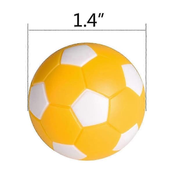 6 stk. bordfodbold-udskiftningsbolde, mini officielle bordfodbold-tilbehør (Peng)