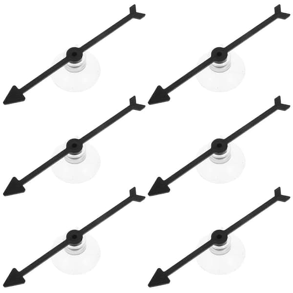 Roterende sugekop-pil 6 stk. til brætspil interaktiv sjov (Peng)
