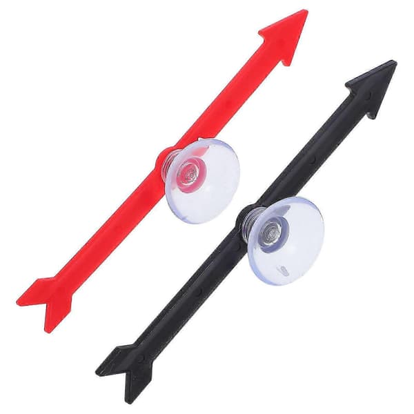 Spil-spinnerpil til selskabsspil med 2 stk. plast-sugekop-spinnere (Peng)