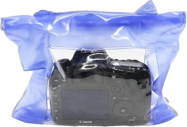 Vattentät kameraväska för undervattensfotografering för Canon Nikon (Peng)