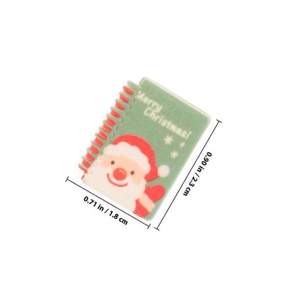 Miniature notesblokke dukkehus-tilbehør til dekoration 12 stk. harpikslegetøj (Peng)