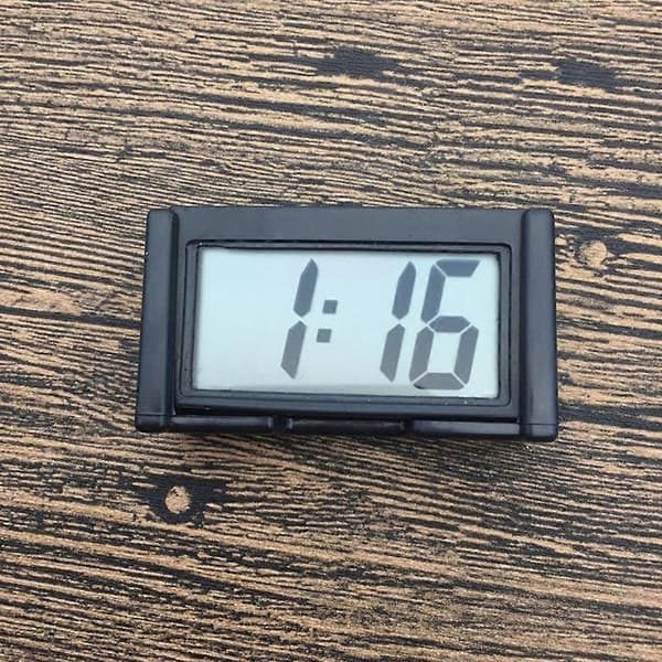 Mini batteridriven klocka för sovrum och hem (Peng) Black