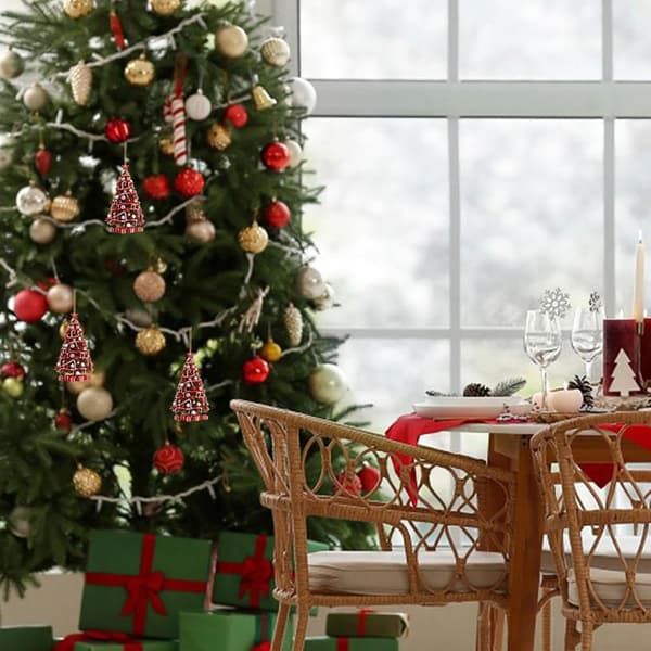 Julgransdekorationer Set - Ornament och Figurer för inomhusbruk (Pe)