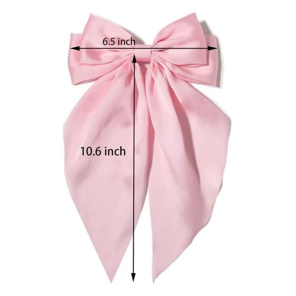 Hårrosett med rosetter för långa hästsvansar - Rosa och vit YYV (Peng)