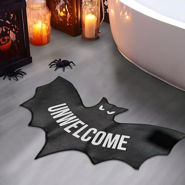 Sjov Goth Halloween Dørmåtte 90x60cm (Pe)