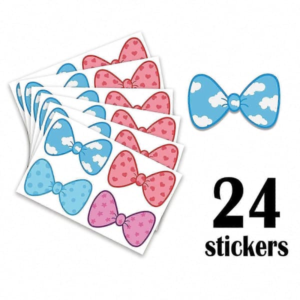 24-delt Bowknot selskabsspil-plakat (Peng)