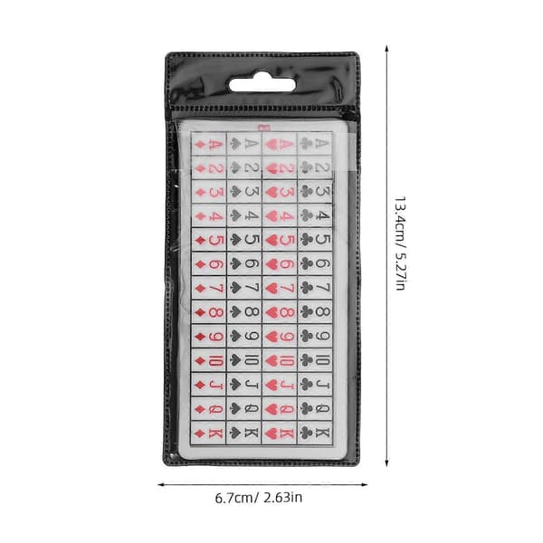 Magic Props Gimmick-kort för 4-pack pokerspel för festunderhållning (Peng)
