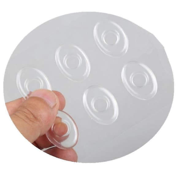 6st/set Mjuka tåliktornsdynor Transparenta (PE)