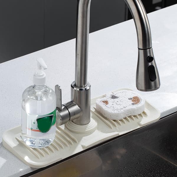 Köksblandarmatta i silikon, anti-dropp, vikbar, stänksäker, dränerande husbil (Pe)