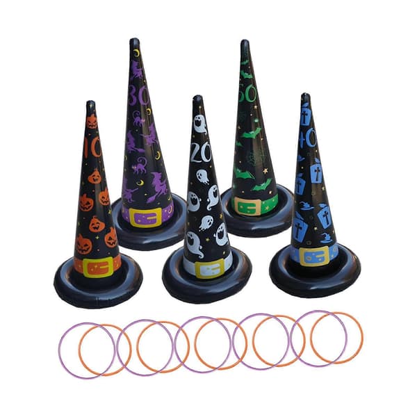 15-delars uppblåsbart Halloween-kastspel (Peng)