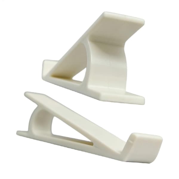 Ergonominen liukumaton kannettava näppäimistön korotusteline (Peng) White 2pcs