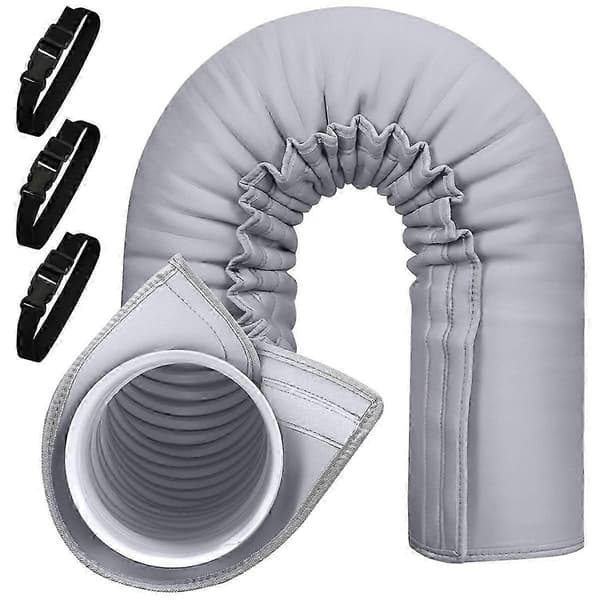 Isoleringshylster til bærbar AC-slange 5 tommer & 5,9 tommer diameter (Peng) Grey