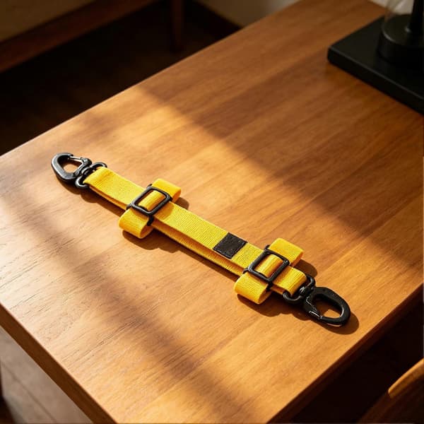 Justerbar förlängningsrem för utomhusryggsäck, fästrem för ryggsäck (Peng) Yellow