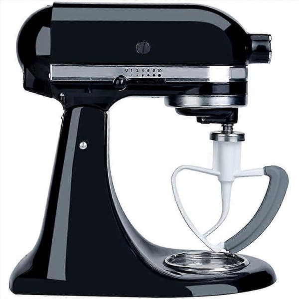 Flex Edge Beater kompatibel med 4,5-5 QT Tilt-Head köksassistent, blandartillbehör (Peng) White