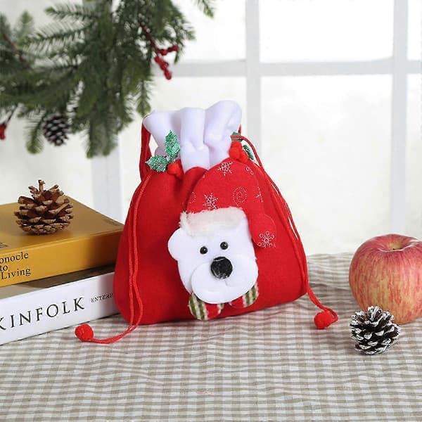 Presentpåse Julafton Jul Liten present Julafton Frukt Juldekoration (Peng)