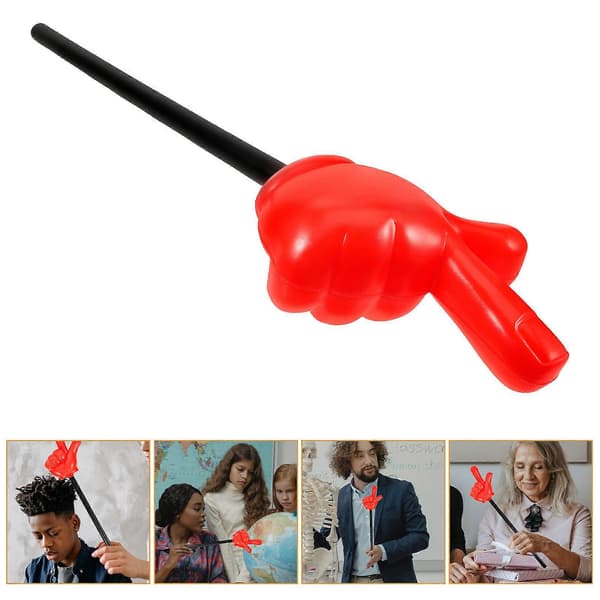 Röd handgest-pekpinne för barn för fest (Peng)