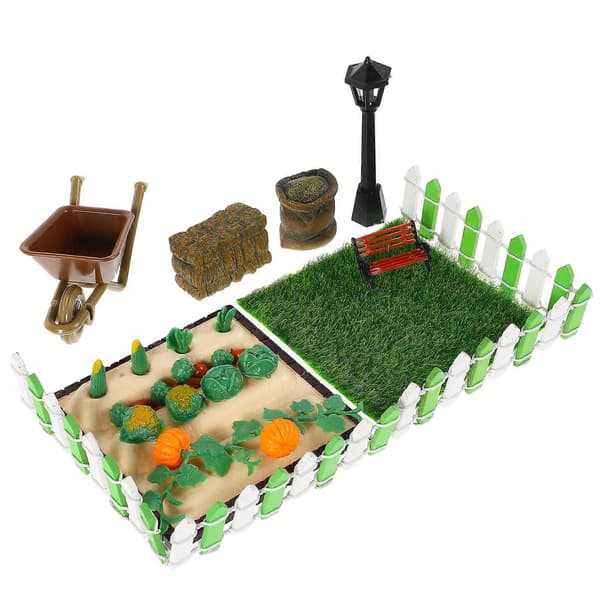 Minigårdstillbehör för sandlådetillbehör, 1 set (Peng)