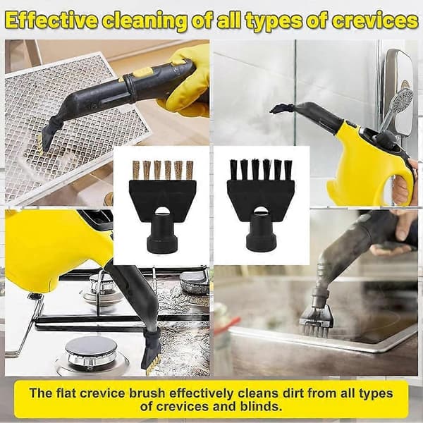 Ångfönstermunstycke för Karcher SC1/ SC2/ SC3/ SC4/ SC5/ SC7/CTK10/CTK20 ångmunstycke moppöverdrag platt fogborste (Peng)