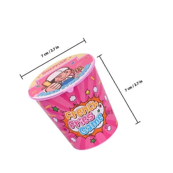 Plastleksak för reaktionsförmåga Pommes Frites-spel (Peng)