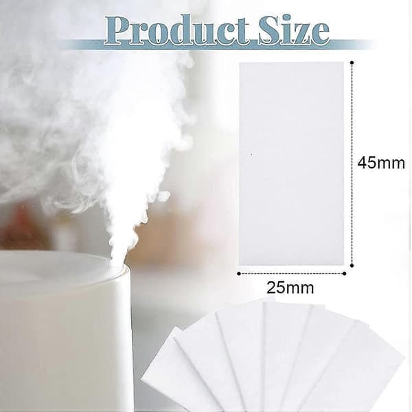 50 st doftfria refill-aromaterapikuddar, aromoljekuddar för elektriska diffusorer, kompatibla med bildoft och kulpluggar - haoyi (Peng) White