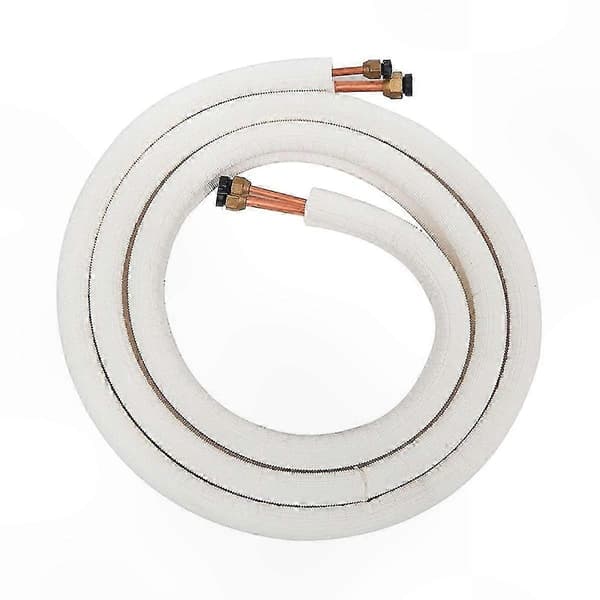 3M Isolerat kopparrörsset för luftkonditionering, 1/4 tum 3/8 tum par trådanslutningssats för installation av HVAC-system (Peng)