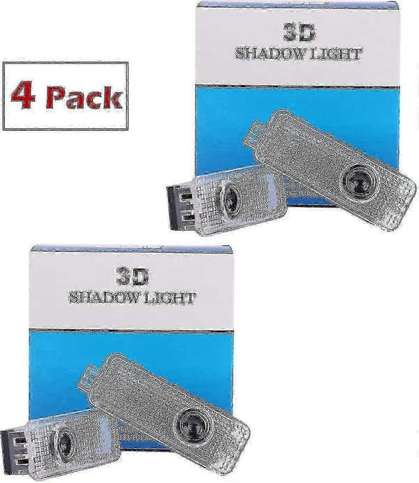 4st Bildörr Led S Kompatibel med Land Rover, 3d Trådlös Esy Projektor (PE)