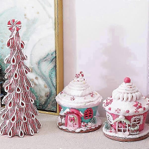 LED-pepparkakshus i vattentålig lera (Peng)
