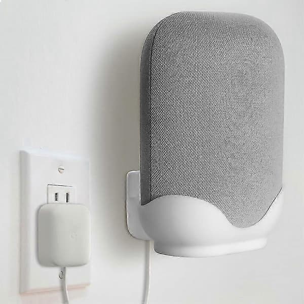 kompatibel Google Audio-fäste kompatibel Audio-fäste Väggfäste Skrivbordsfäste-Vit_ (PE)