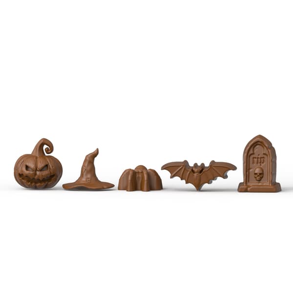 Halloween silikonformar non-stick, lätta att ta ur, DIY-dekorationer (Pe)