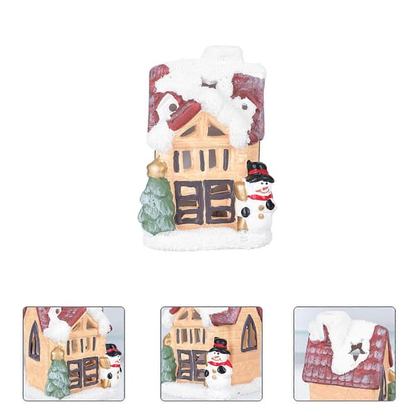 Julhusprydnad Delikat julstuga prydnad för dekoration 1 st Multi (Peng)