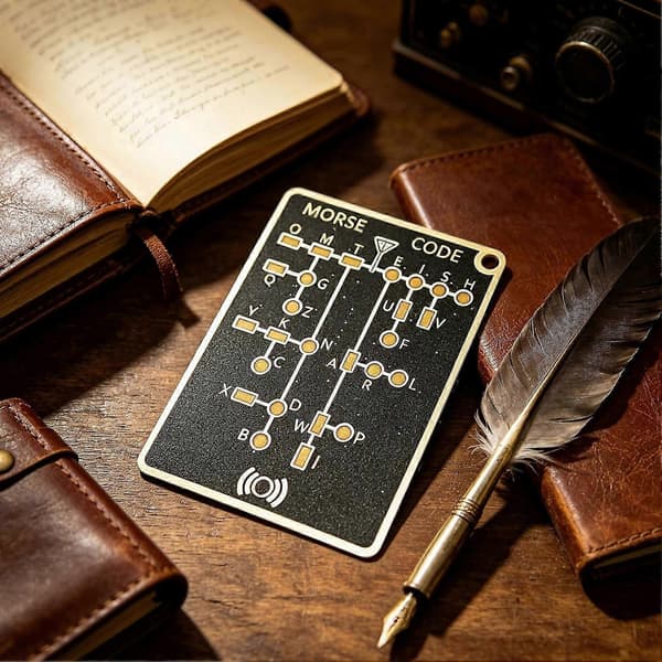 Alloy Morse Code Quick Check Card (Peng)