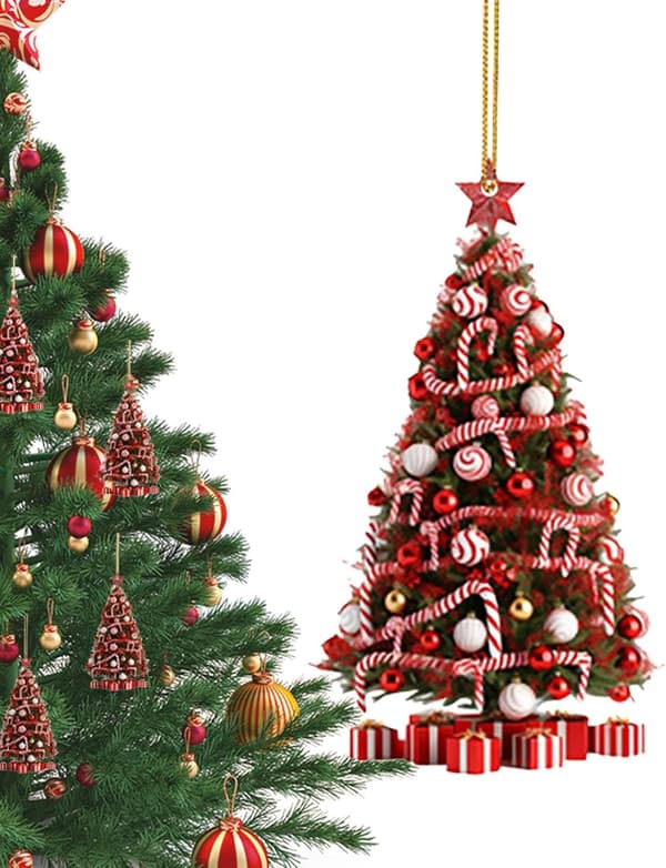 Julgransdekorationer Set - Ornament och Figurer för inomhusbruk (Pe)