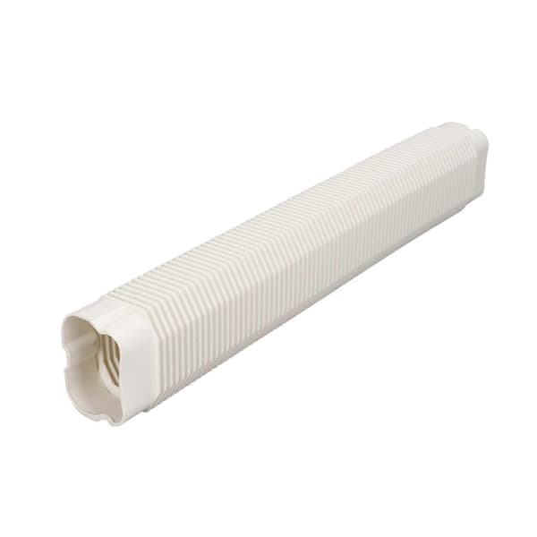AC-slangskydd PVC universalslang för 1 till 5 hästkrafters luftkonditionering vit (Peng) PVC