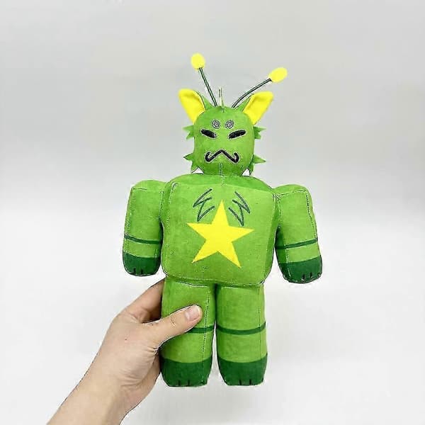 Gnarpy opdager internettet grøn kat robot plyslegetøj dukke (Peng) green cat