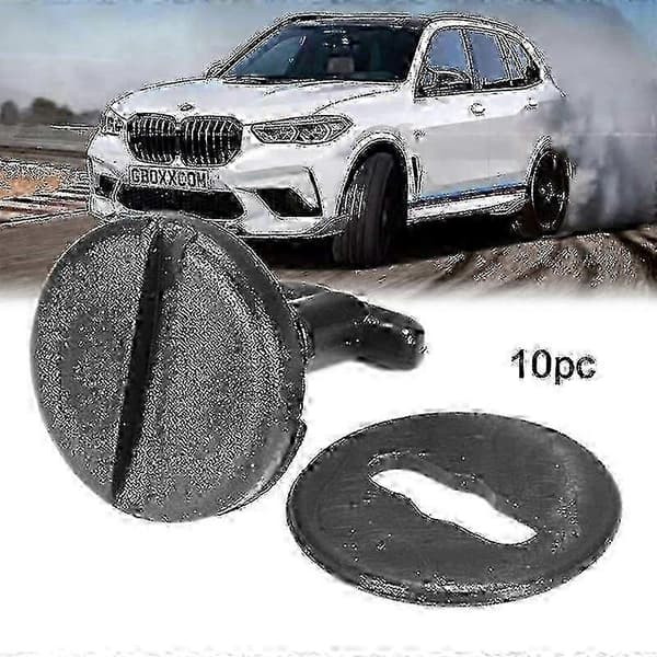 2025 10 st. Universella bilmattklämmor - Fästelement för BMW E36, E46, E38, E39 (Peng)