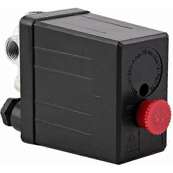 Kraftig luftkompressor trykafbryderventil, kompressortilbehør 90PSI-125PSI (PE)